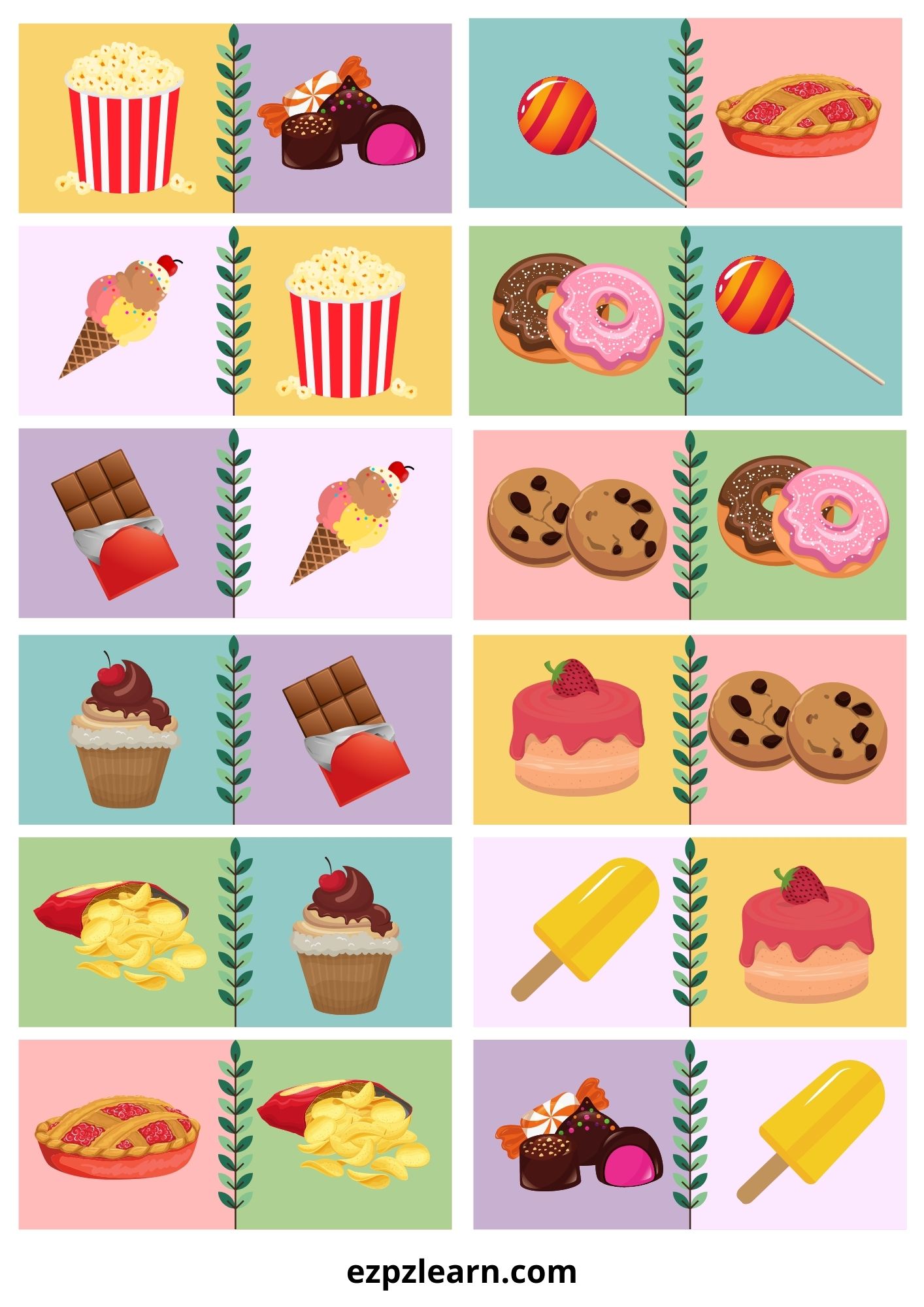 Snacks Dominoes Game With Images